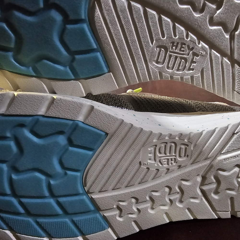 Hey Dude Light Gray Knit Sneakers - Picture 8 of 8